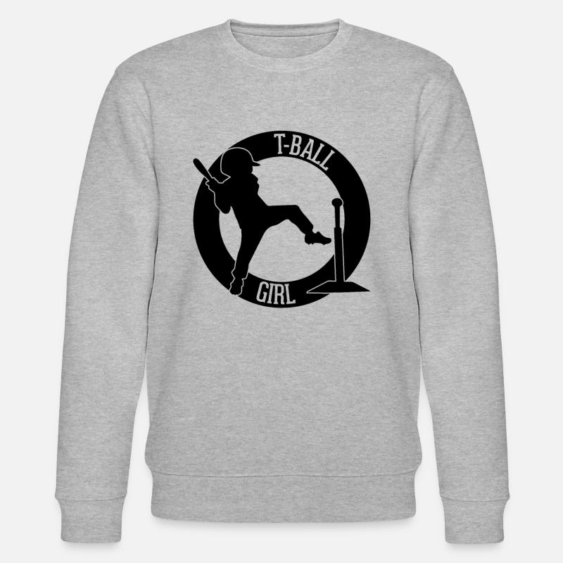 T-Ball Sister Teeball Sister - Stanley/Stella Unisex Bio-Sweatshirt CHANGER  - Grau meliert