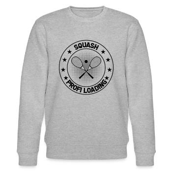 Squash profi loading - Squash Profi - Stanley/Stella Unisex Bio-Sweatshirt CHANGER  - Grau meliert - Vorne - Nik (191cm) & Marisol (170cm)