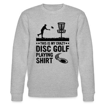 C’est ma chemise de disc golf fou Disc Golf - Sweat bio CHANGER Stanley/Stella Unisexe - gris chiné - Devant - Nik (191cm) & Marisol (170cm)
