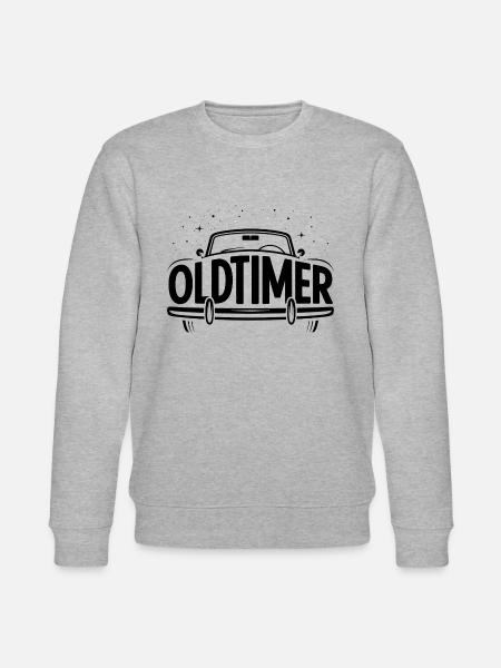 Oldtimer - Cooles Auto-Logo - Stanley/Stella Unisex Bio-Sweatshirt CHANGER  - Grau meliert