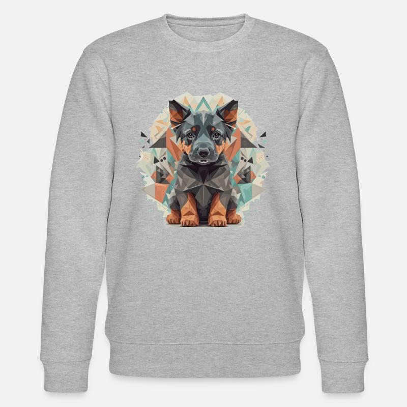 Polygon Berger Chien - Sweat bio CHANGER Stanley/Stella Unisexe - gris chiné