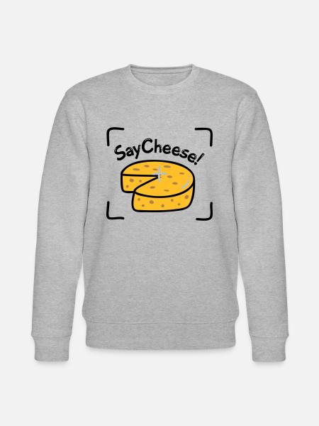 Say Cheese! - Stanley/Stella CHANGER Unisex Organic Sweatshirt - heather grey