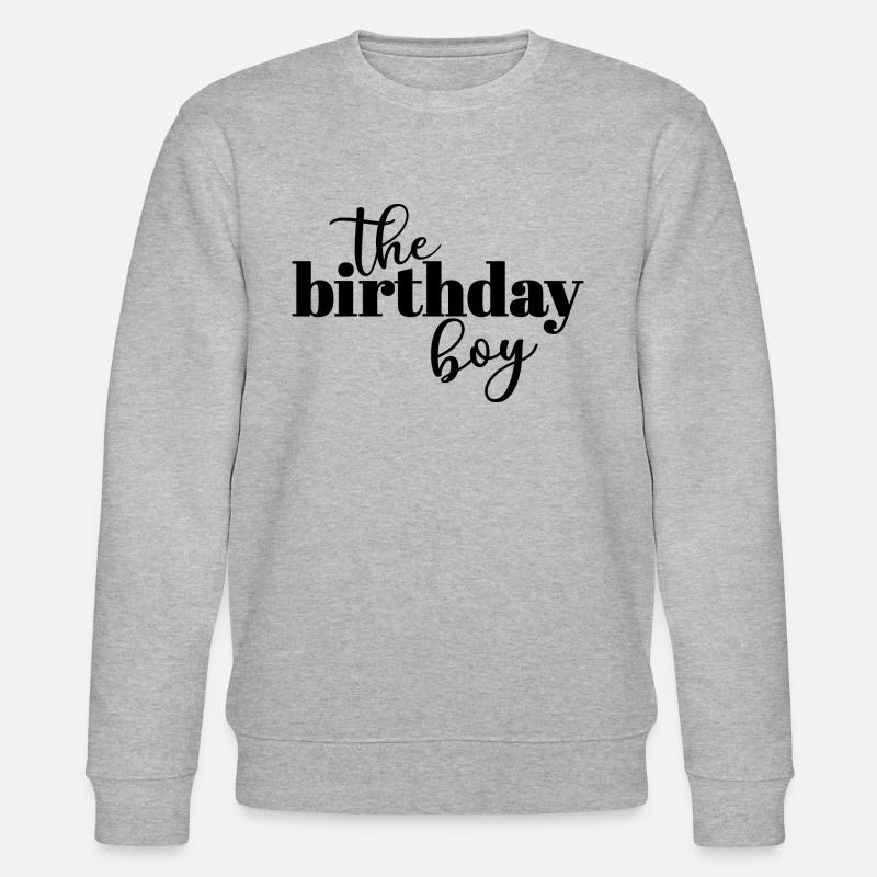 Le garçon d’anniversaire - Sweat bio CHANGER Stanley/Stella Unisexe - gris chiné