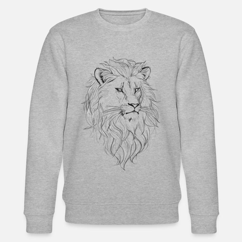 Löwenmähne - Stanley/Stella Unisex Bio-Sweatshirt CHANGER  - Grau meliert