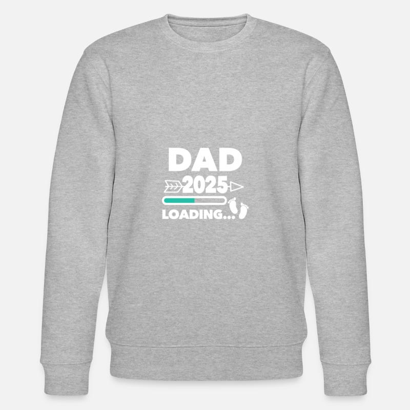 Dad 2025 loading... - Stanley/Stella CHANGER Unisex Organic Sweatshirt - heather grey