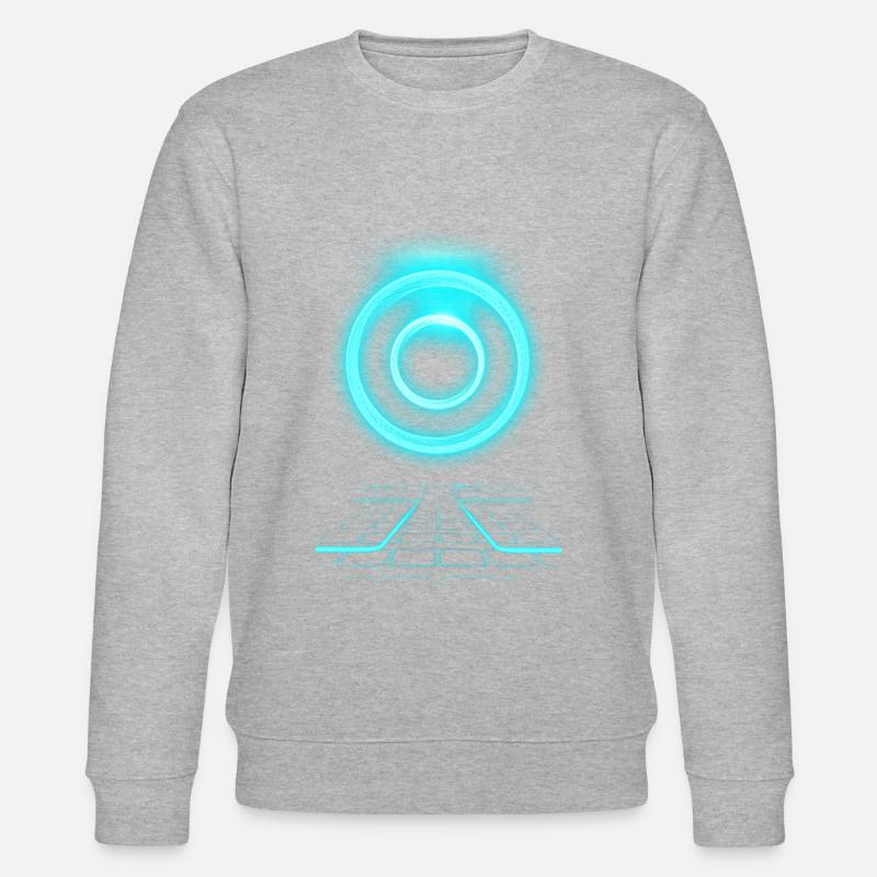 Disk Wars - Tron - Stanley/Stella Unisex Bio-Sweatshirt CHANGER  - Grau meliert