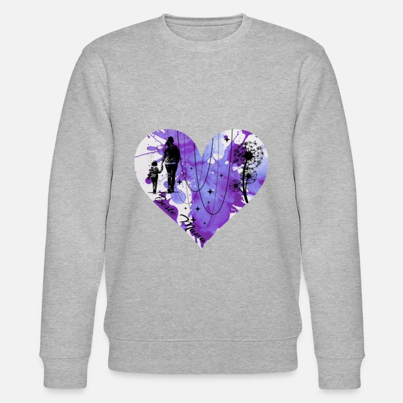 Beste Mama - Stanley/Stella Unisex Bio-Sweatshirt CHANGER  - Grau meliert