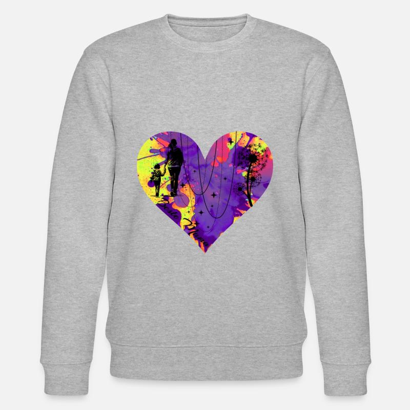 Beste Mama1 - Stanley/Stella Unisex Bio-Sweatshirt CHANGER  - Grau meliert