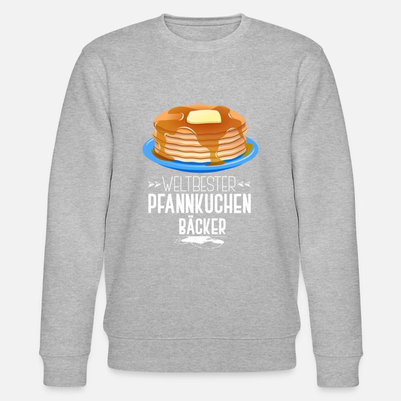 Pfannkuchen Bäcker - Stanley/Stella Unisex Bio-Sweatshirt CHANGER - Grau meliert