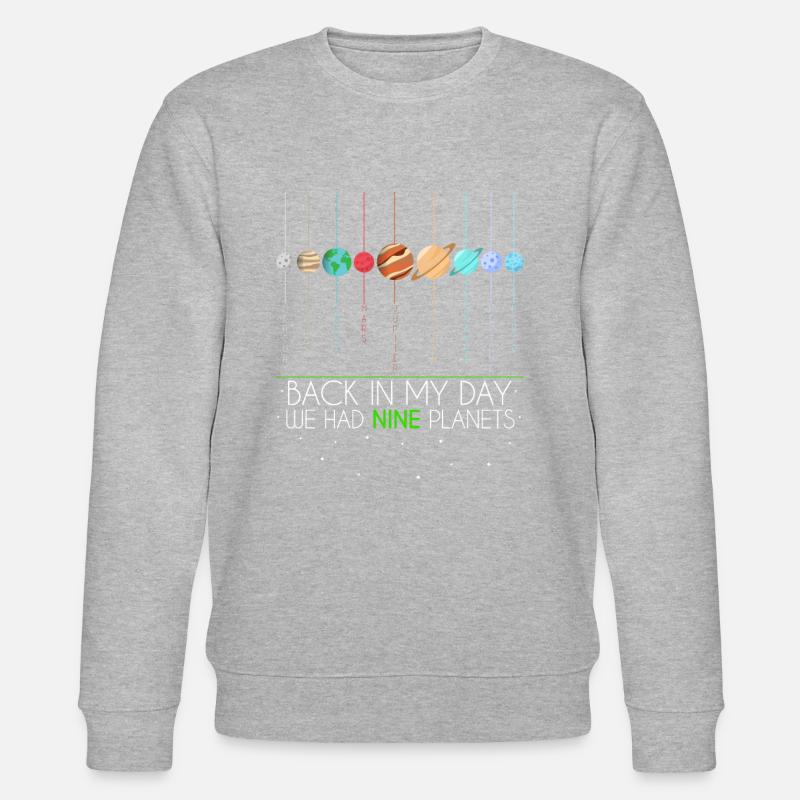 9 planètes planètes - Sweat bio CHANGER Stanley/Stella Unisexe - gris chiné