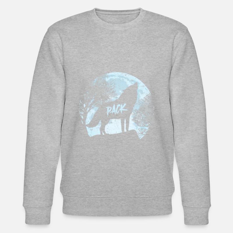 Pack Wolf - Stanley/Stella Unisex Bio-Sweatshirt CHANGER  - Grau meliert