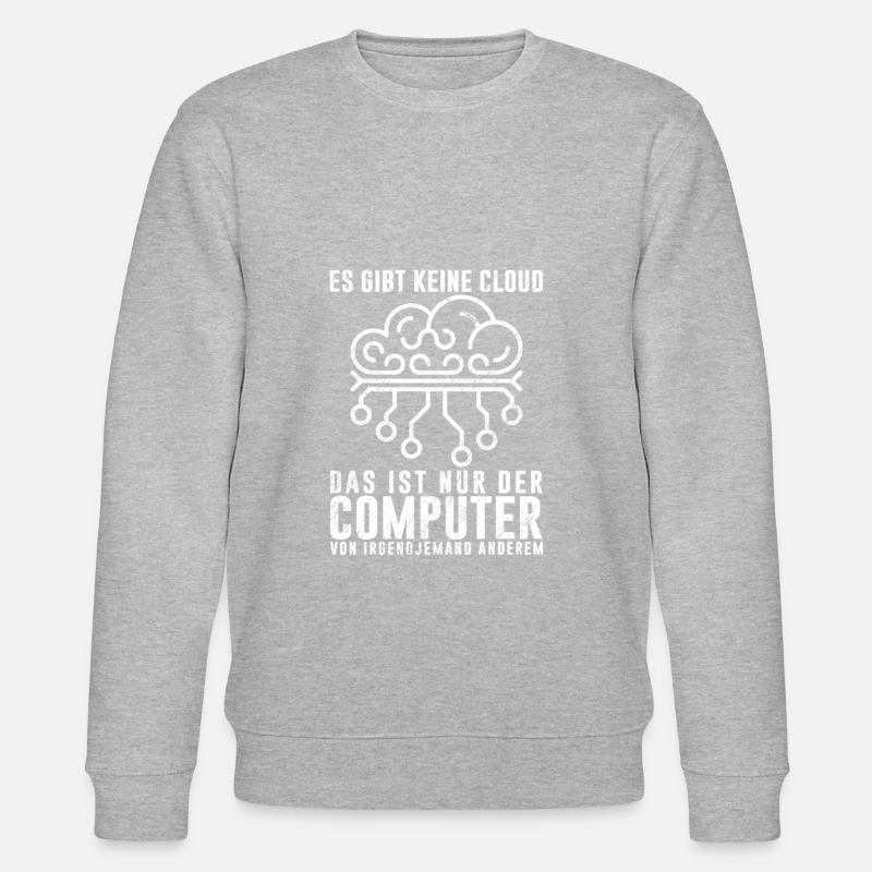 Es Gibt Keine Cloud - Stanley/Stella Unisex Bio-Sweatshirt CHANGER  - Grau meliert