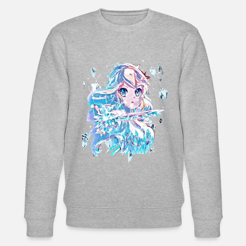 Eisprinzessin - Stanley/Stella Unisex Bio-Sweatshirt CHANGER  - Grau meliert