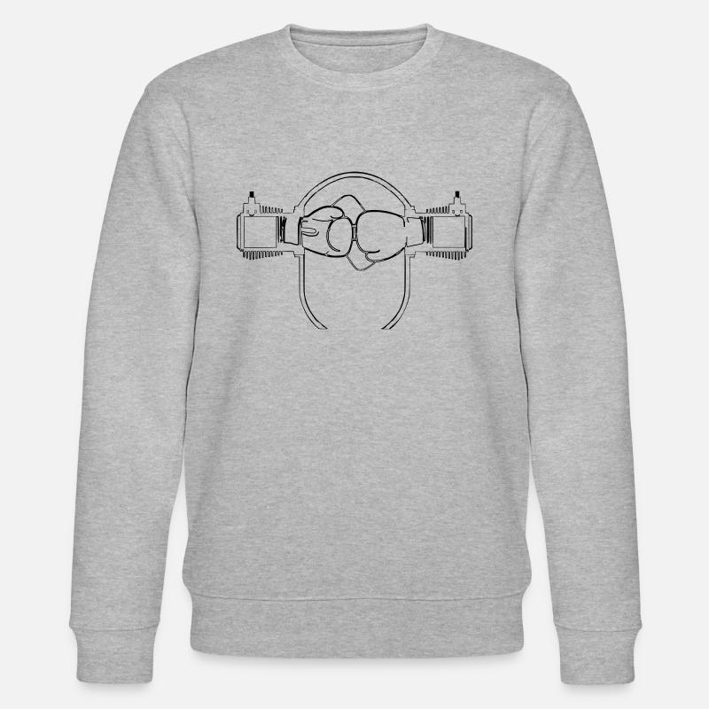 Boxer Motor - Stanley/Stella Unisex Bio-Sweatshirt CHANGER  - Grau meliert