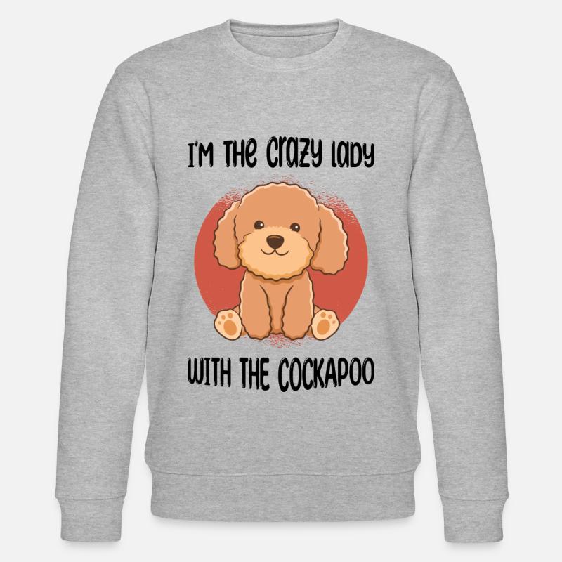Cockapoo - Stanley/Stella Unisex Bio-Sweatshirt CHANGER  - Grau meliert