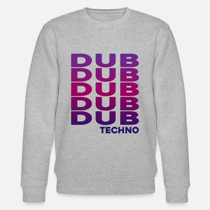 Dub Techno - Stanley/Stella CHANGER Unisex Organic Sweatshirt - heather grey