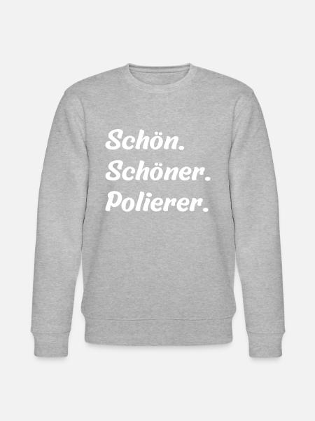 Schön. Schöner. Polierer - Stanley/Stella Unisex Bio-Sweatshirt CHANGER - Grau meliert