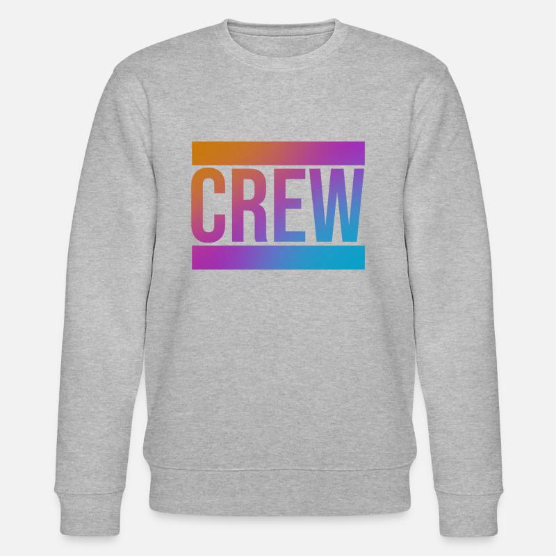 Crew - Stanley/Stella Unisex Bio-Sweatshirt CHANGER  - Grau meliert