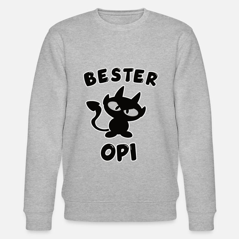 cooles bester Opi Design - Stanley/Stella Unisex Bio-Sweatshirt CHANGER  - Grau meliert