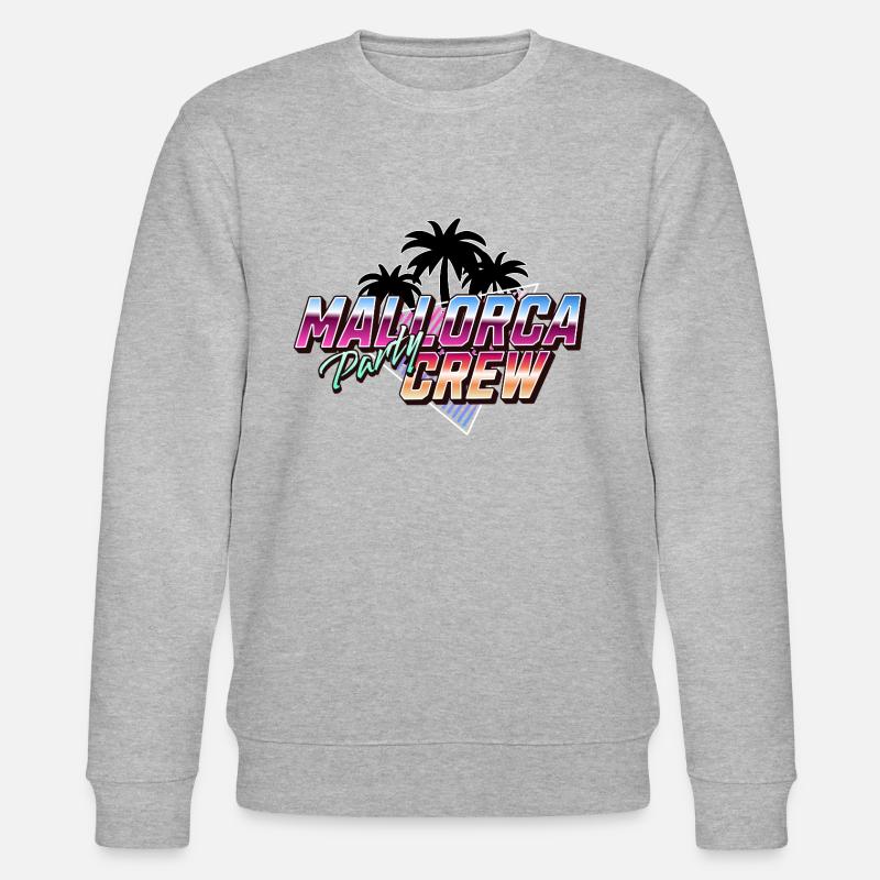 Mallorca Party Crew - Sweat bio CHANGER Stanley/Stella Unisexe - gris chiné