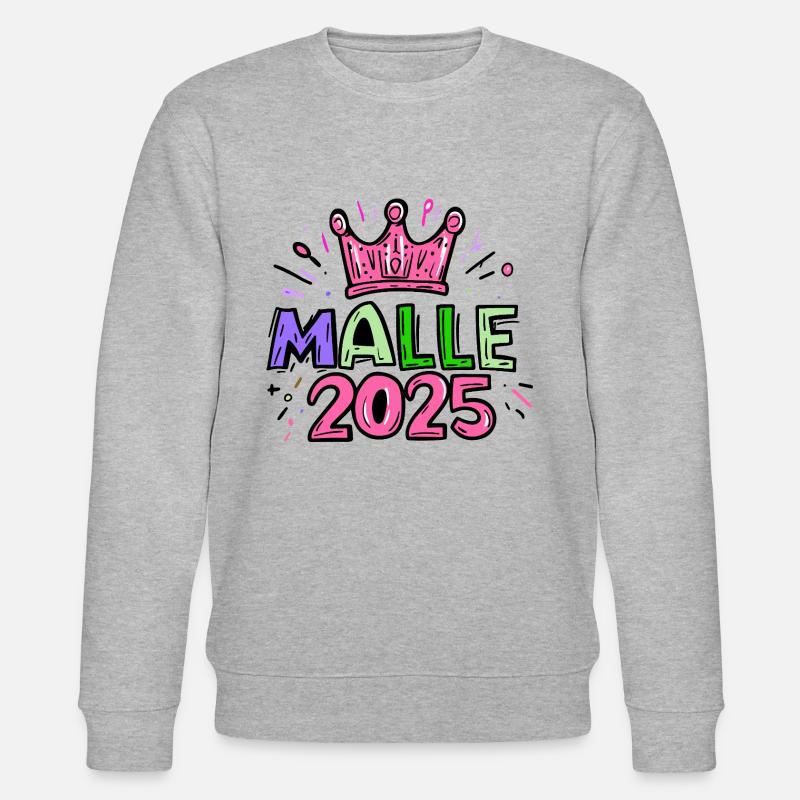 Malle 2025 Mallorca - Stanley/Stella CHANGER Unisex Organic Sweatshirt - heather grey