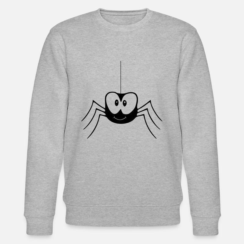Spinne - Stanley/Stella Unisex Bio-Sweatshirt CHANGER  - Grau meliert