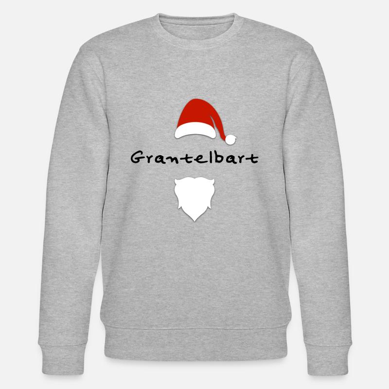 Multbart noir - Sweat bio CHANGER Stanley/Stella Unisexe - gris chiné