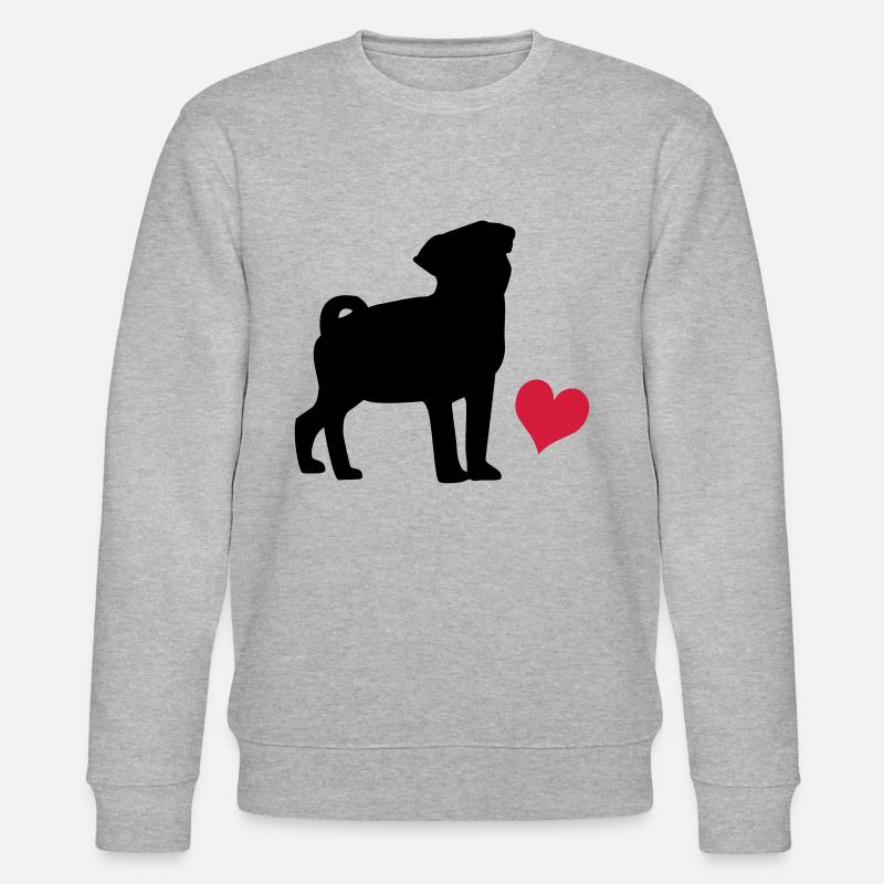 Mops - Sweat bio CHANGER Stanley/Stella Unisexe - gris chiné