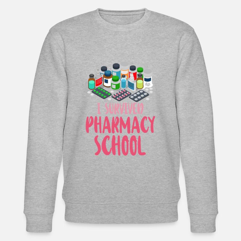 Pharmacy Tech Technician - Stanley/Stella Unisex Bio-Sweatshirt CHANGER  - Grau meliert