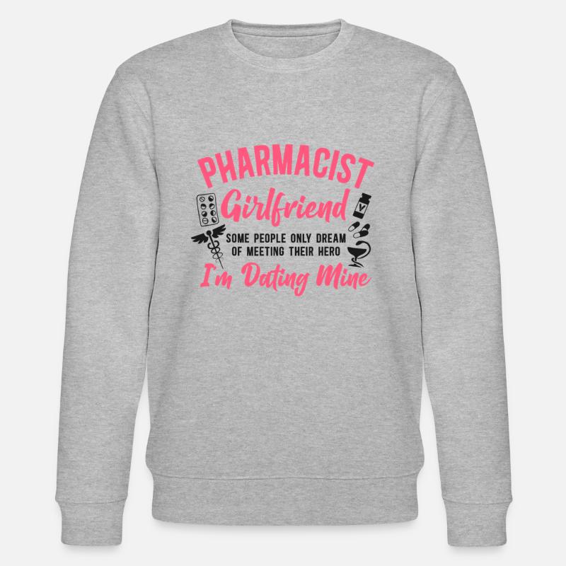 Pharmacy Tech Technician - Stanley/Stella CHANGER Unisex Organic Sweatshirt - heather grey