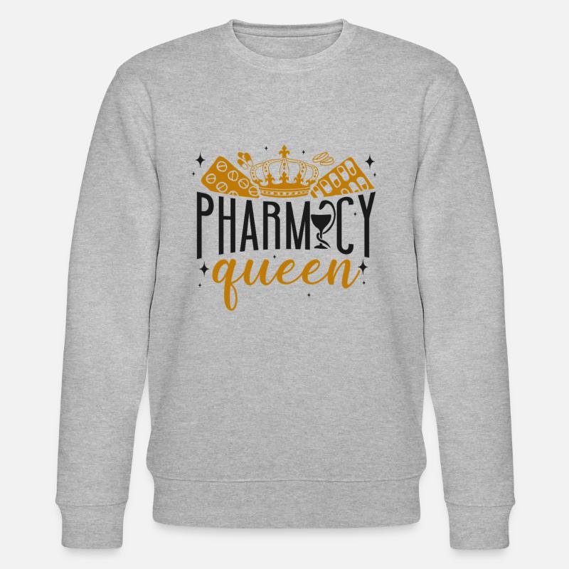 Pharmacy Tech Technician - Stanley/Stella CHANGER Unisex Organic Sweatshirt - heather grey