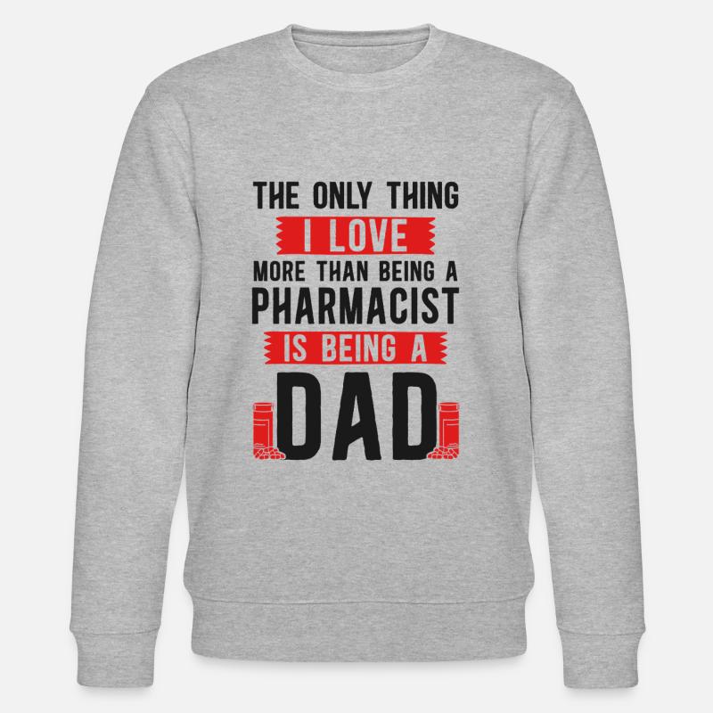 Pharmacy Tech Technician - Stanley/Stella Unisex Bio-Sweatshirt CHANGER  - Grau meliert