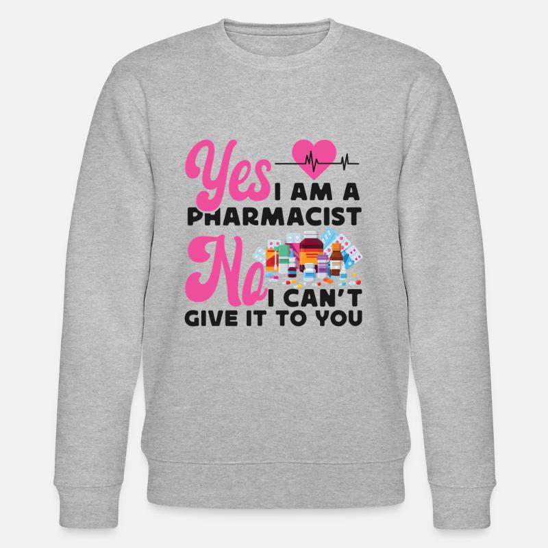 Pharmacy Tech Technician - Stanley/Stella CHANGER Unisex Organic Sweatshirt - heather grey