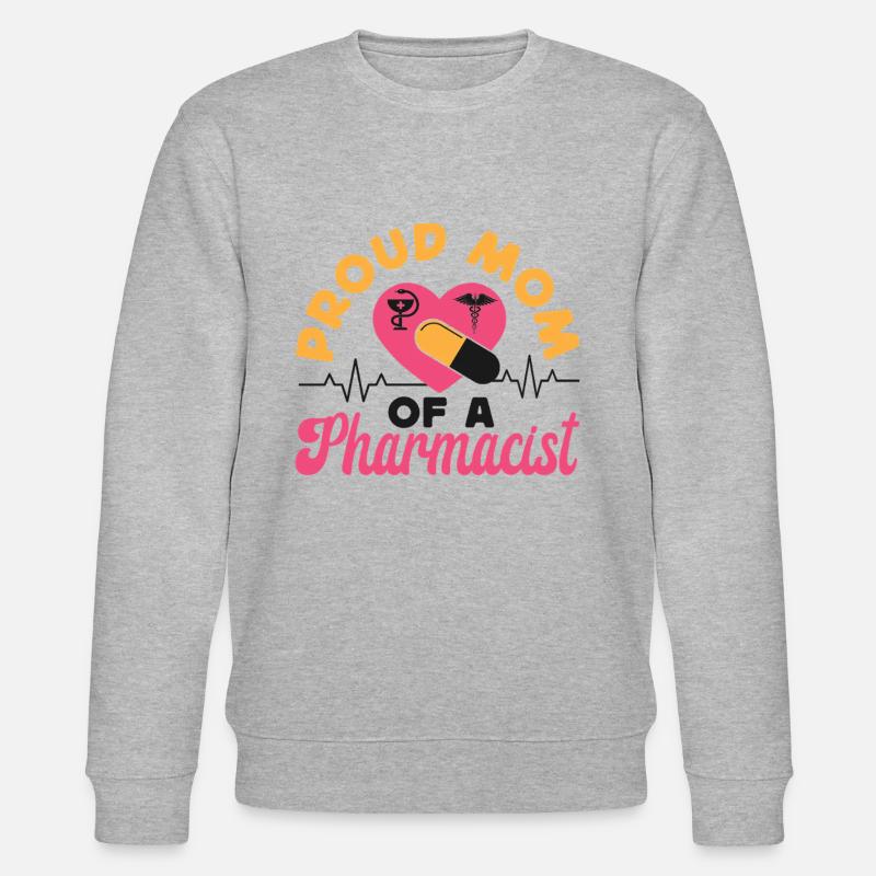 Pharmacy Tech Technician - Stanley/Stella CHANGER Unisex Organic Sweatshirt - heather grey