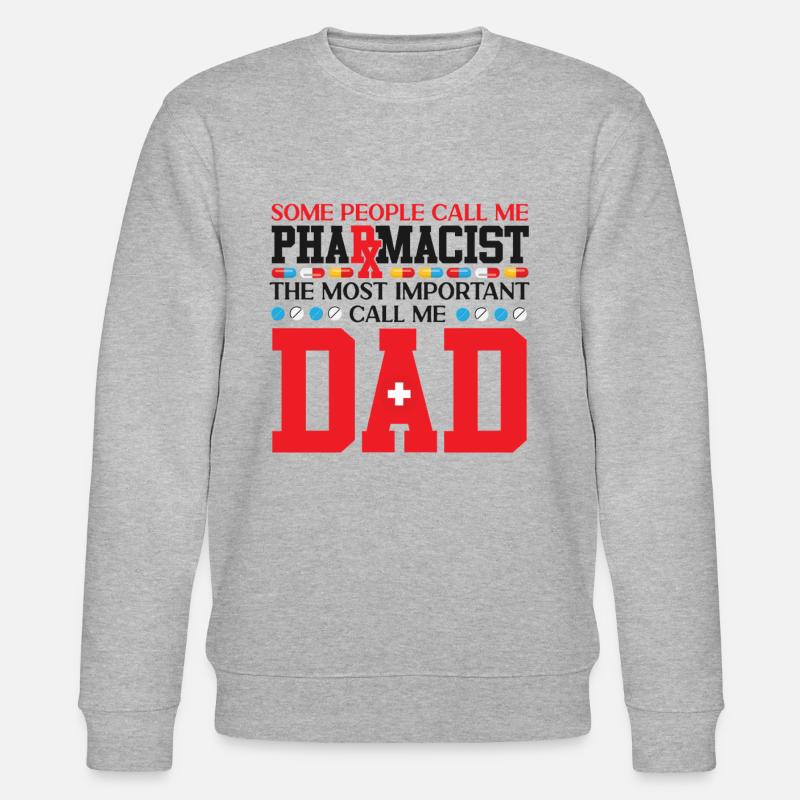Pharmacy Tech Technician - Stanley/Stella CHANGER Unisex Organic Sweatshirt - heather grey