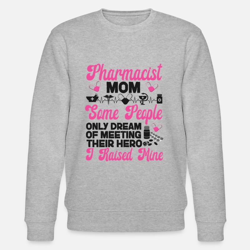 Pharmacy Tech Technician - Stanley/Stella Unisex Bio-Sweatshirt CHANGER  - Grau meliert