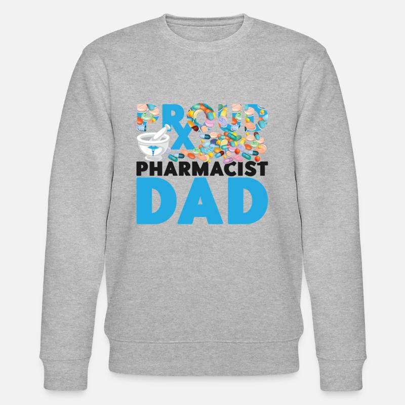 Pharmacy Tech Technician - Stanley/Stella Unisex Bio-Sweatshirt CHANGER  - Grau meliert