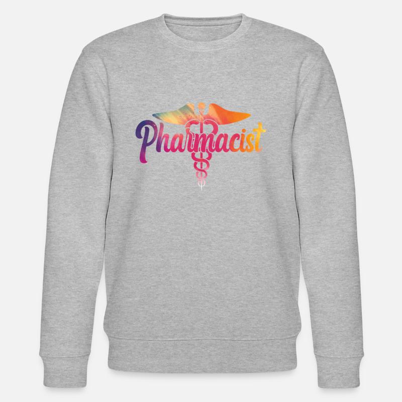 Pharmacy Tech Technician - Stanley/Stella Unisex Bio-Sweatshirt CHANGER  - Grau meliert