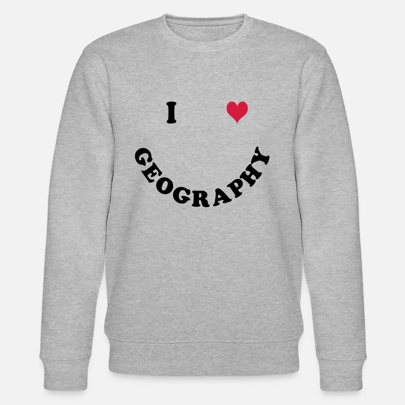 Geographie - Stanley/Stella Unisex Bio-Sweatshirt CHANGER  - Grau meliert