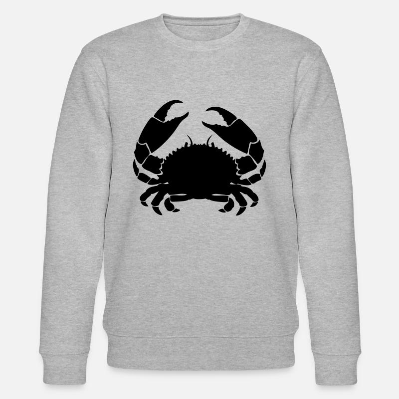 crabe cancer 1 - Sweat bio CHANGER Stanley/Stella Unisexe - gris chiné