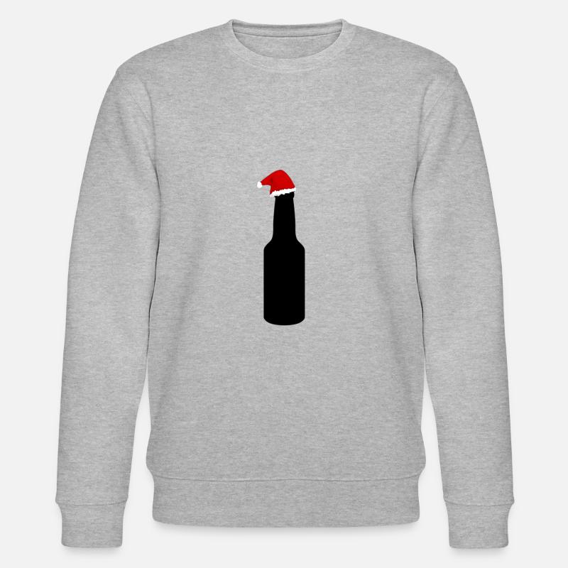 Bier an Weihnachten - Stanley/Stella Unisex Bio-Sweatshirt CHANGER  - Grau meliert