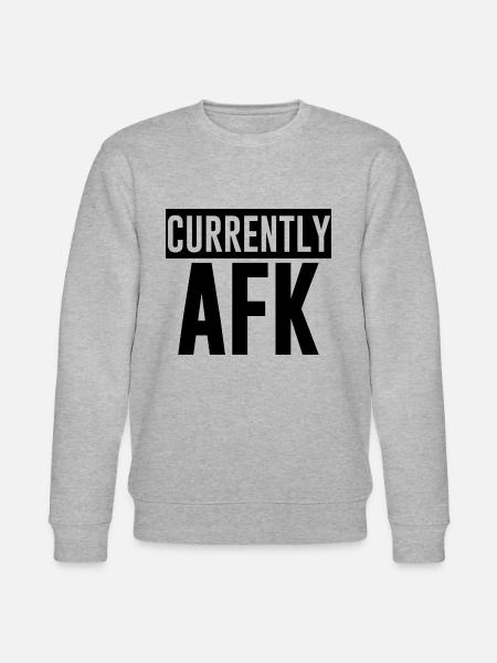 Currently Afk 3 - Stanley/Stella CHANGER Unisex Organic Sweatshirt - heather grey
