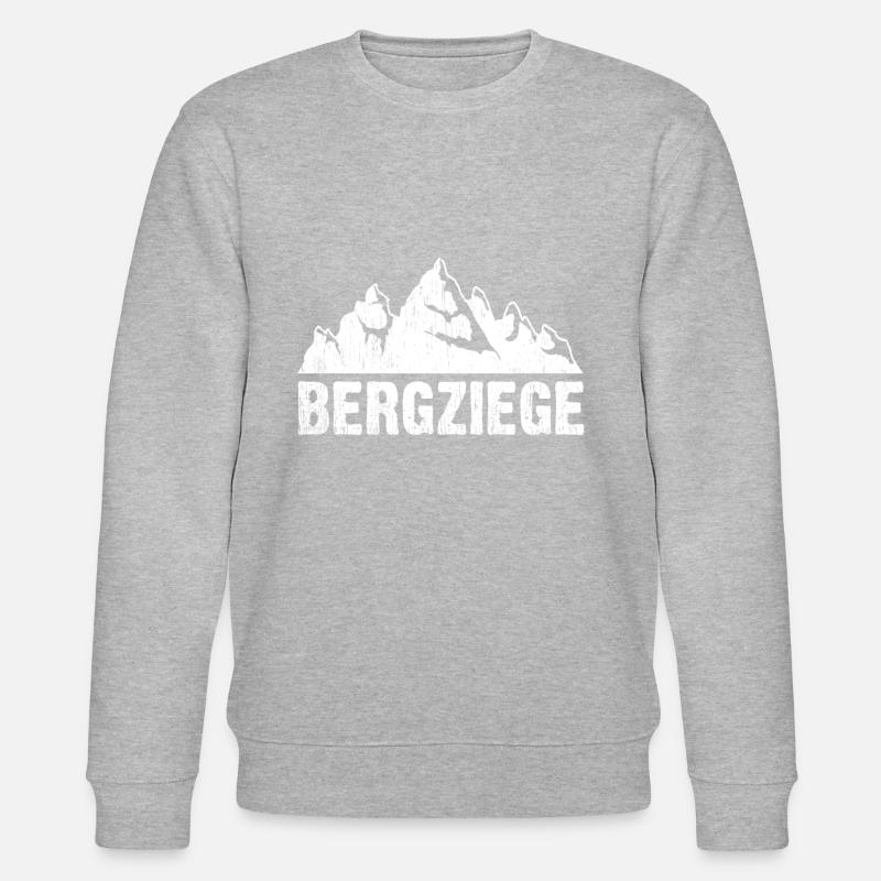 Bergziege - Stanley/Stella Unisex Bio-Sweatshirt CHANGER  - Grau meliert