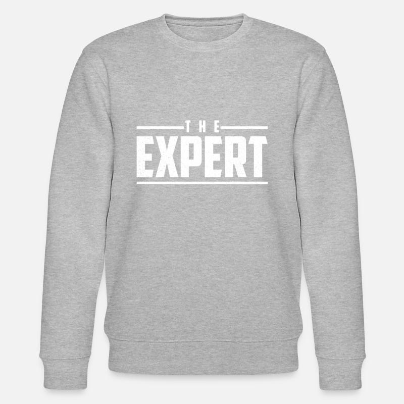 The Expert - Stanley/Stella Unisex Bio-Sweatshirt CHANGER  - Grau meliert