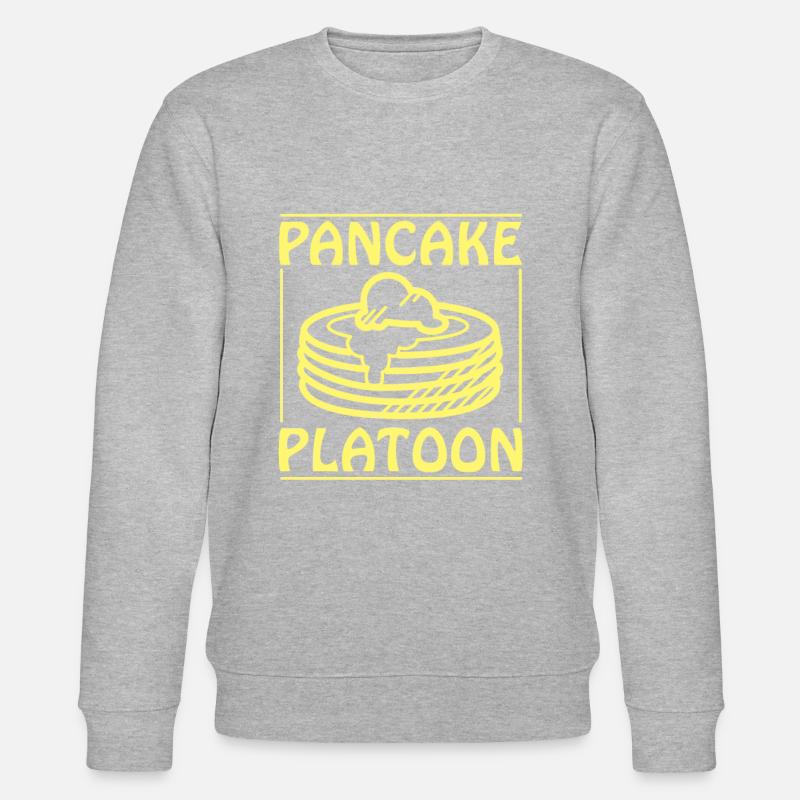 Pancake Platoon - Stanley/Stella Unisex Bio-Sweatshirt CHANGER - Grau meliert