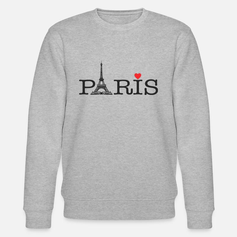 Pariser Liebe - Stanley/Stella Unisex Bio-Sweatshirt CHANGER  - Grau meliert