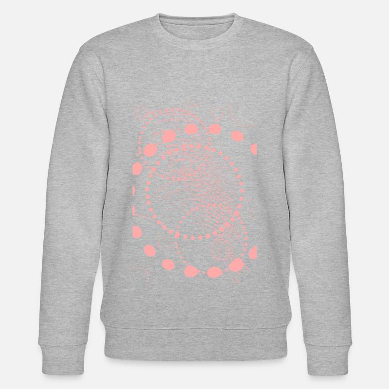 Creative abstract points - Stanley/Stella CHANGER Unisex Organic Sweatshirt - heather grey