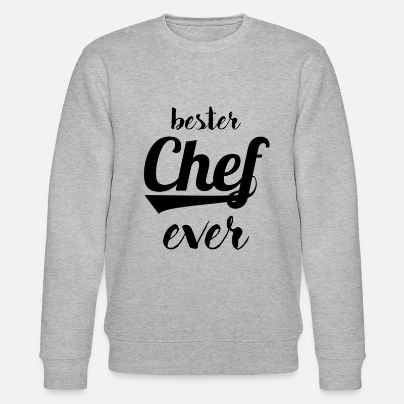 Chef Chef Chef Chef de chef de la contremaître Idée de cadeau - Sweat bio CHANGER Stanley/Stella Unisexe - gris chiné