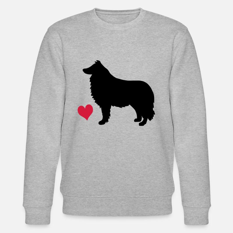 Hund - Stanley/Stella Unisex Bio-Sweatshirt CHANGER  - Grau meliert
