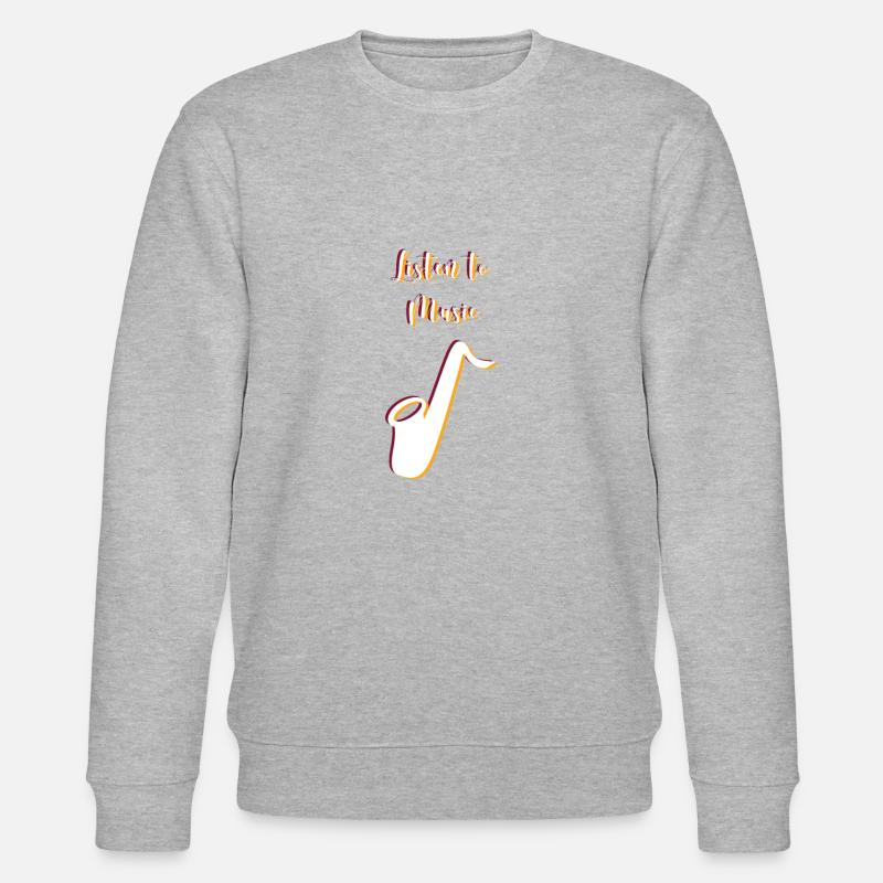 la musique - Sweat bio CHANGER Stanley/Stella Unisexe - gris chiné